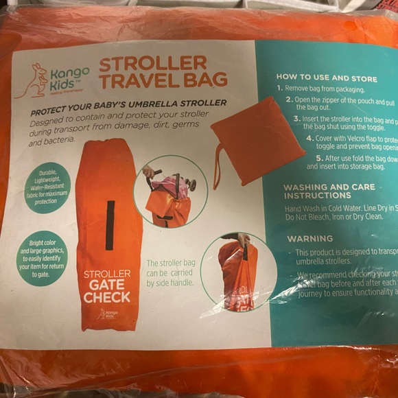 Kango Kids Gate Check Stroller Travel Bag New in Packaging - Picture 7 of 7